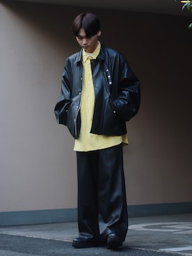 「LAD MUSICIAN（ラッドミュージシャン）のアイテム（ブーツ）」を使った、Tsubasaさん（メンズ・171cm）の秋コーディネート