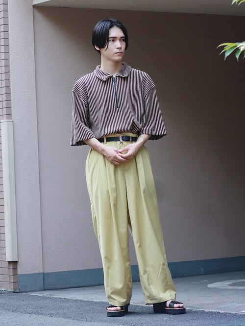 Jieda（ジエダ）の「2021春夏 RIPPLE OVER POLO SHIRT（ポロシャツ 