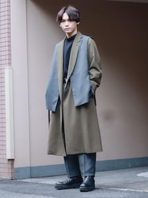 ETHOSENS（エトセンス）の「ETHOSENS ウールトレンチコート（トレンチ