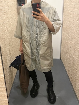 「RICK OWENS」｜「アイテム（ブーツ）」を使った、Aさん（メンズ・168cm）の夏コーディネート