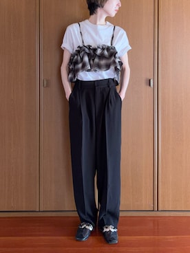 𝐀𝐍𝐘さん(レディース・157cm)の夏コーディネート