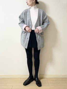 𝐀𝐍𝐘さん（レディース・156cm）の冬コーディネート