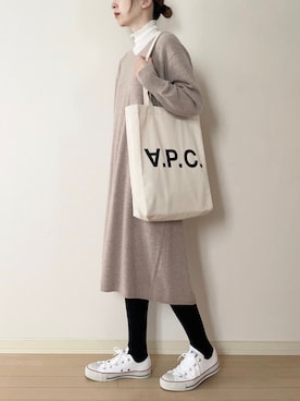 𝐀𝐍𝐘さん（レディース・156cm）の冬コーディネート