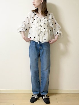 𝐀𝐍𝐘さん(レディース・157cm)の夏コーディネート