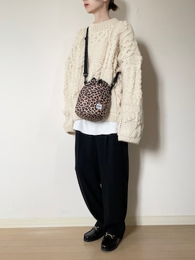 𝐀𝐍𝐘さん（レディース・156cm）の冬コーディネート