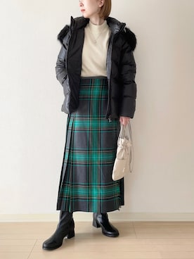 「カルバンクライン」｜「アイテム（ジャケット/アウター）」を使った、𝐀𝐍𝐘さん（レディース・156cm）の秋コーディネート