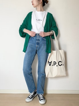 𝐀𝐍𝐘さん（レディース・156cm）の春コーディネート