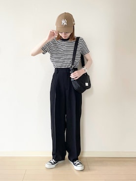 「アイテム（その他）」を使った、𝐀𝐍𝐘さん（レディース・156cm）の夏コーディネート