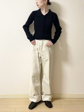 𝐀𝐍𝐘さん（レディース・156cm）の冬コーディネート