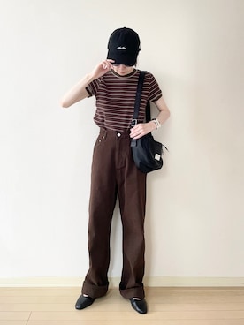 「アイテム（その他）」を使った、𝐀𝐍𝐘さん（レディース・156cm）の夏コーディネート