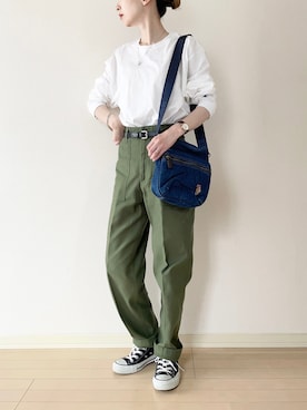 𝐀𝐍𝐘さん(レディース・156cm)の春コーディネート