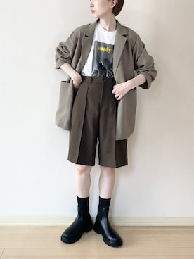 「アイテム（その他）」を使った、𝐀𝐍𝐘さん（レディース・156cm）の夏コーディネート