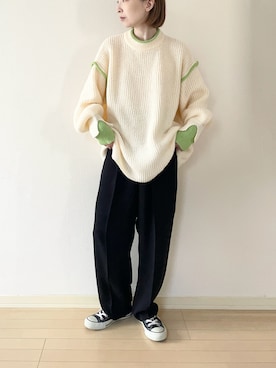 𝐀𝐍𝐘さん（レディース・156cm）の秋コーディネート