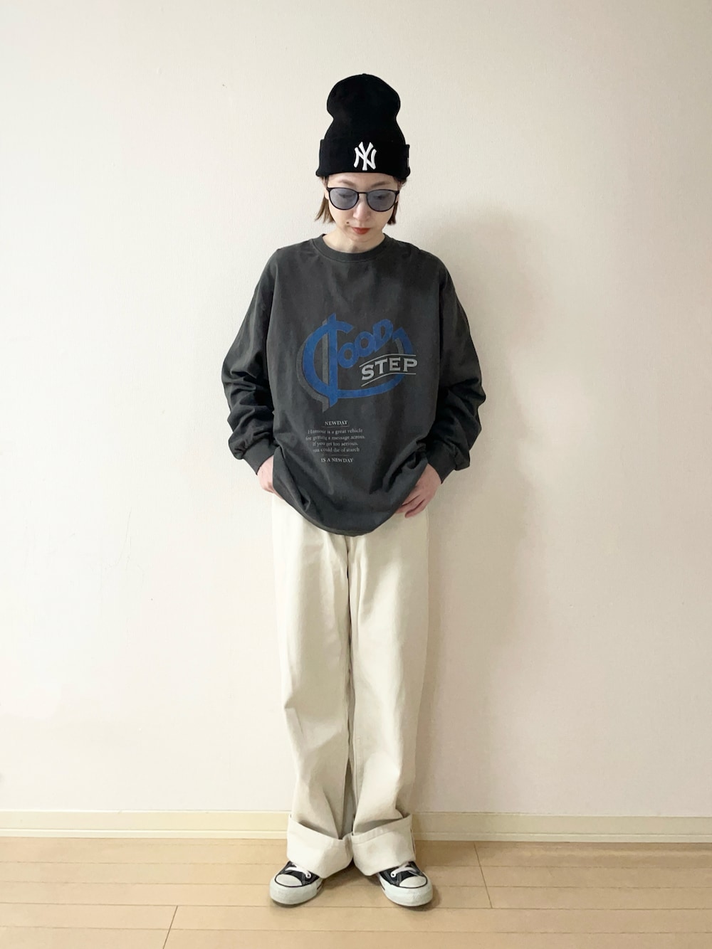 6（ロク）の「＜6(ROKU)＞GOOD STEP ロングスリーブ Tシャツ（Tシャツ