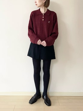 「TODAYFUL（トゥデイフル）のアイテム」を使った、𝐀𝐍𝐘さん（骨格ウェーブ・レディース・156cm）の秋コーディネート