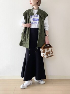 𝐀𝐍𝐘さん（レディース・156cm）の秋コーディネート