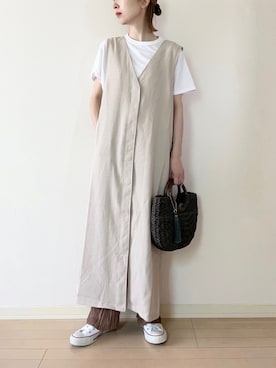 𝐀𝐍𝐘さん（レディース・156cm）の夏コーディネート