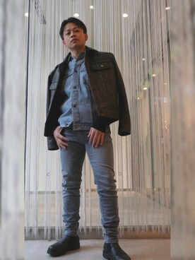 ソックス 靴下を使った サイドゴアブーツ のメンズ人気ファッションコーディネート ユーザー ショップスタッフ Wear