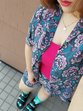 「Java（ジャバ）のアイテム」を使った、kyanさん（レディース・159cm）の夏コーディネート