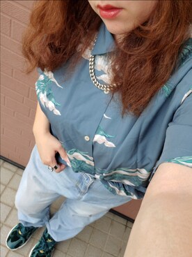 「AIVER（アイバー）のアイテム」を使った、kyanさん（レディース・159cm）の夏コーディネート