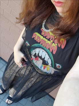 「DC（ディーシー）のアイテム」を使った、kyanさん（レディース・159cm）の夏コーディネート