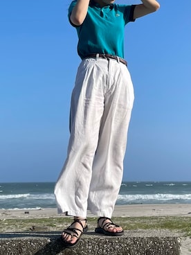 「haushca（ハウシュカ）のアイテム」を使った、imariさん（レディース・160cm）の夏コーディネート