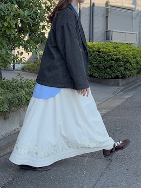 おゆいさん（骨格ストレート・レディース・151cm）の秋コーディネート