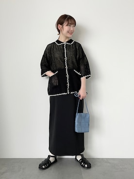「ehka sopo（エヘカソポ）のアイテム（その他）」を使った、おゆいさん（レディース・151cm）の春コーディネート
