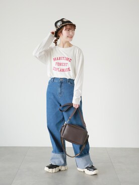 おゆいさん（レディース・151cm）の春コーディネート