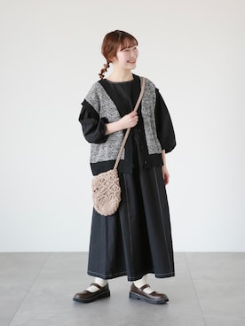 「アイテム（その他シューズ）」を使った、おゆいさん（レディース・151cm）の春コーディネート