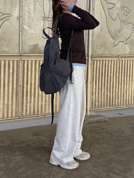 「Samansa Mos2（サマンサ モスモス）のアイテム（パンツ）」を使った、おゆいさん（レディース・151cm）の春コーディネート