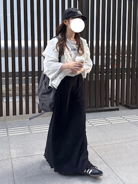 「ehka sopo（エヘカソポ）のアイテム」を使った、おゆいさん（レディース・151cm）の春コーディネート