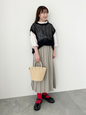 おゆいさん（レディース・151cm）の春コーディネート