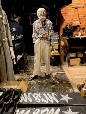 「SOLARIS&Co.（ソラリス）のアイテム（パンツ）」を使った、oldttさん（メンズ・175cm）の夏コーディネート