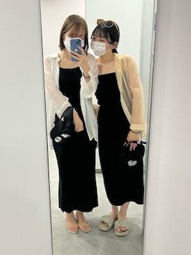 「CLEA（クレア）のアイテム（キャミソール）」を使った、moeさん（レディース・160cm）の秋コーディネート