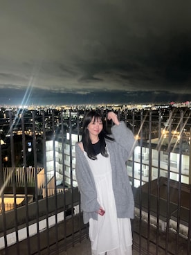 「ティアードスカート」｜「アイテム（スリッポン）」を使った、moeさん（レディース・160cm）の春コーディネート