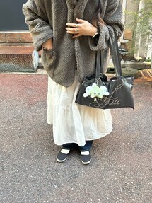 ORCIVAL（オーシバル）の「ORCIVAL | ボア ショールカラージャケット