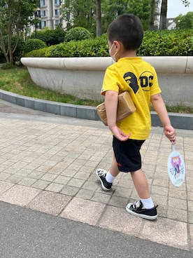 「休闲」｜「アイテム（スニーカー）」を使った、sunstar0109さん（キッズ・100cm）の夏コーディネート