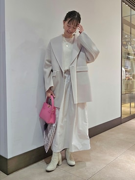 「クリスマス」｜「アイテム（アクセサリー）」を使った、nol hayashiさん（レディース・158cm）の秋コーディネート