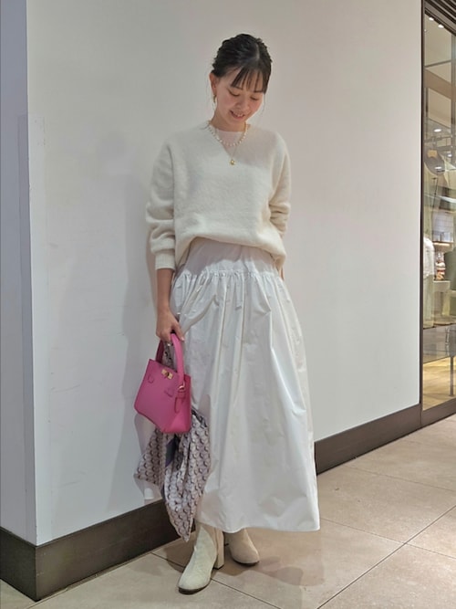 ウォッシャブルメモリータフタロングスカート（スカート）｜NOLLEY'S