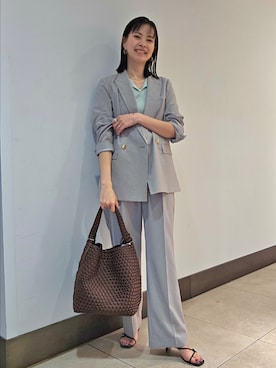 「オフィス」｜nol hayashiさん（レディース・158cm）の春コーディネート