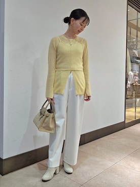 「NOLLEY’S（ノーリーズ）のアイテム」を使った、nol hayashiさん（レディース・158cm）の冬コーディネート