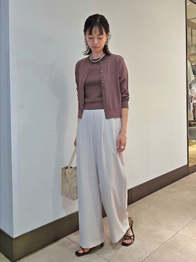 「アンサンブル」｜nol hayashiさん（レディース・158cm）の春コーディネート