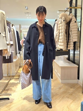 「marco masi（マルコマージ）のアイテム」を使った、nol hayashiさん（レディース・158cm）の冬コーディネート