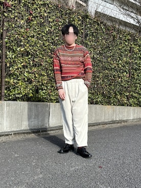 「USEDo（ユーズド）のアイテム（トップス）」を使った、nao__2323さん（メンズ・165cm）の冬コーディネート