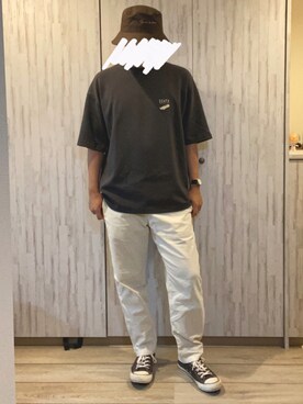 シシュウカラーバケットハットを使ったその他ユーザーのメンズ人気ファッションコーディネート Wear