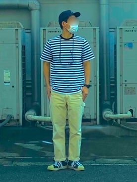 2児パパさん(メンズ・177cm)の夏コーディネート