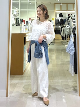 「LE TALON（ルタロン）のアイテム」を使った、かずみさん（レディース・156cm）の秋コーディネート