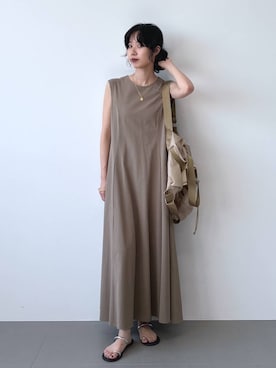 「アイテム（バックパック/リュック）」を使った、blmikuroさん（レディース・164cm）の夏コーディネート