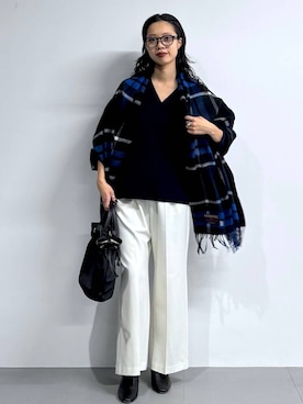 「AIM（エイム）のアイテム」を使った、blmikuroさん（レディース・164cm）の冬コーディネート